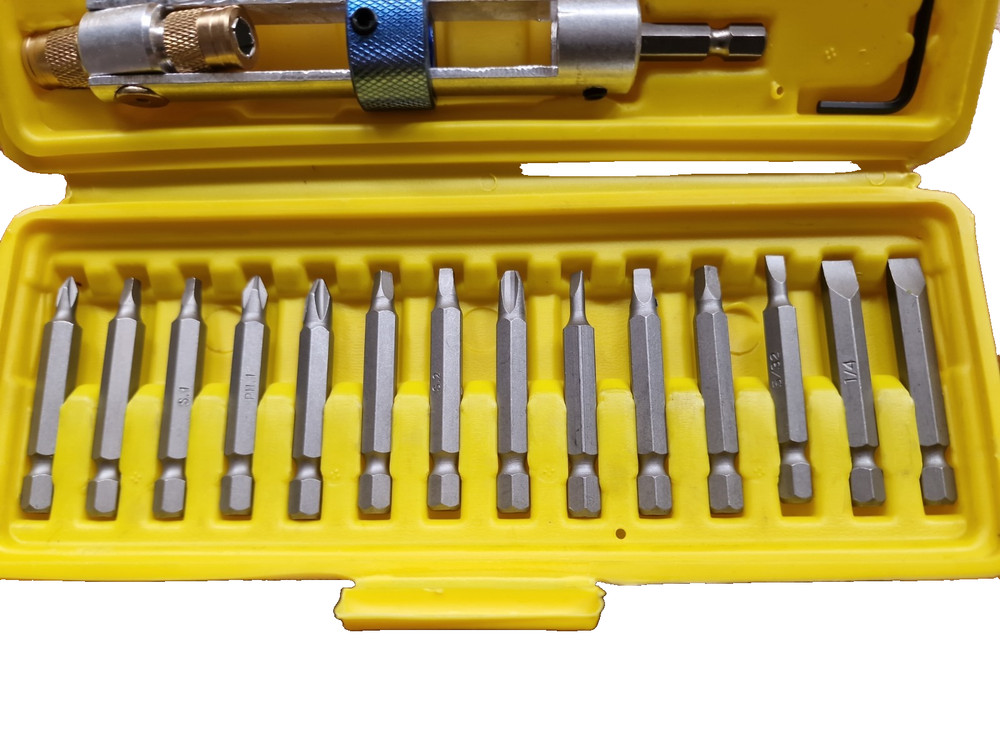 Manual Impact Screwdriver Set With Bits & Case Heavy Duty Driver Tool Complete