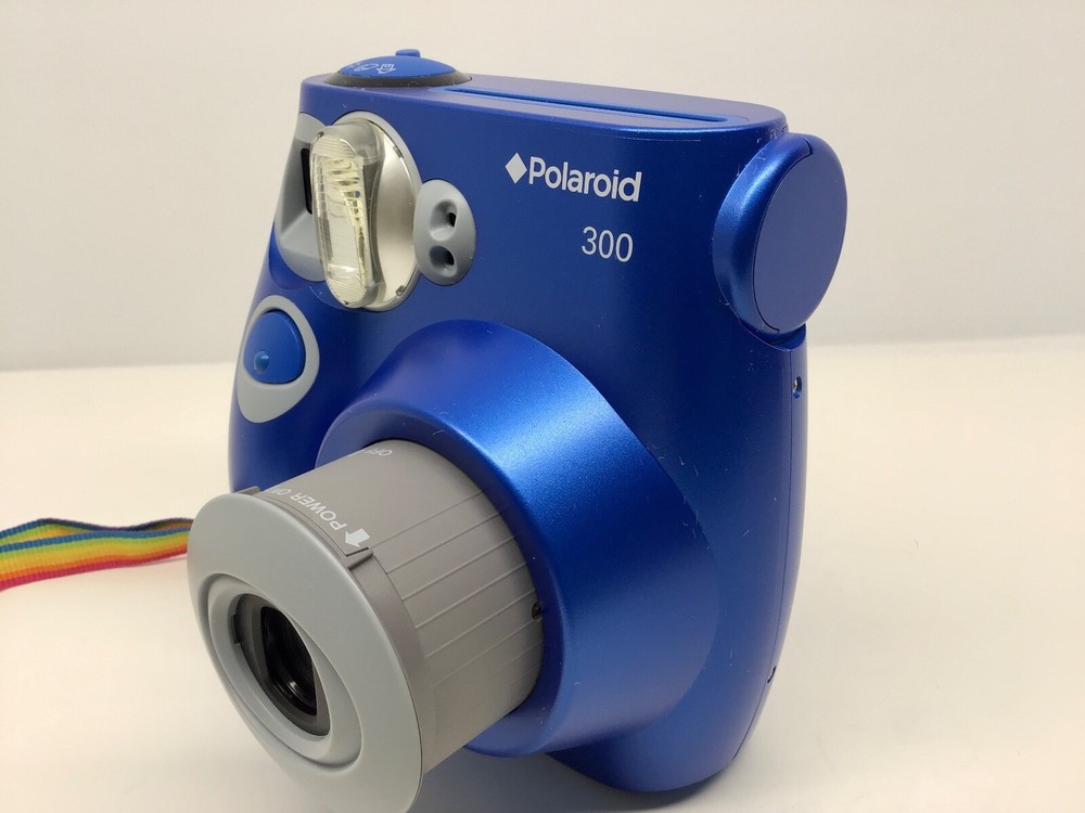 Polaroid 300 Instant Camera With Soft Case Tested Works