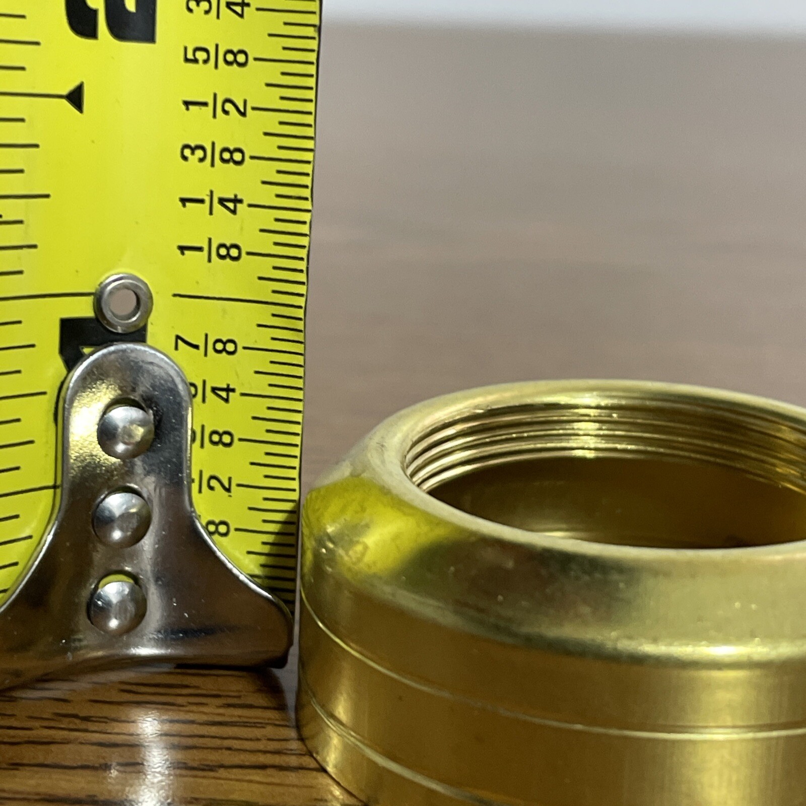 Solid Brass #2 BURNER COLLAR Oil Lamp Replacement Part