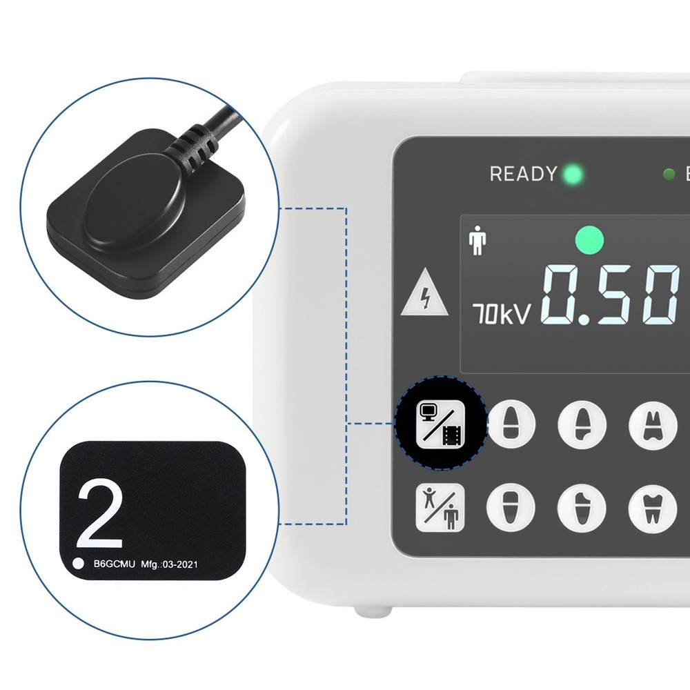 Dental X Mobile Unit System Ray Digital Machine High Frequency NO Shield
