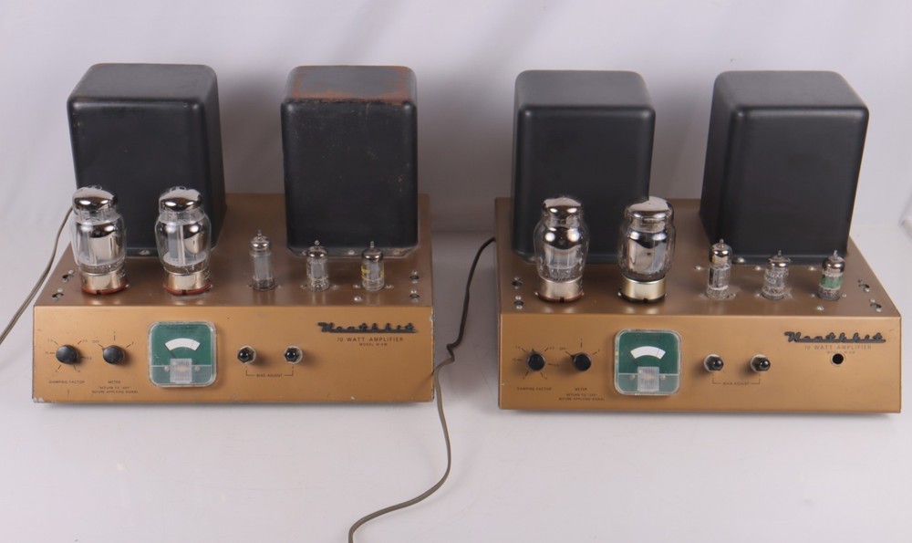 Heathkit W-6M Pair Mono Block Amplifiers