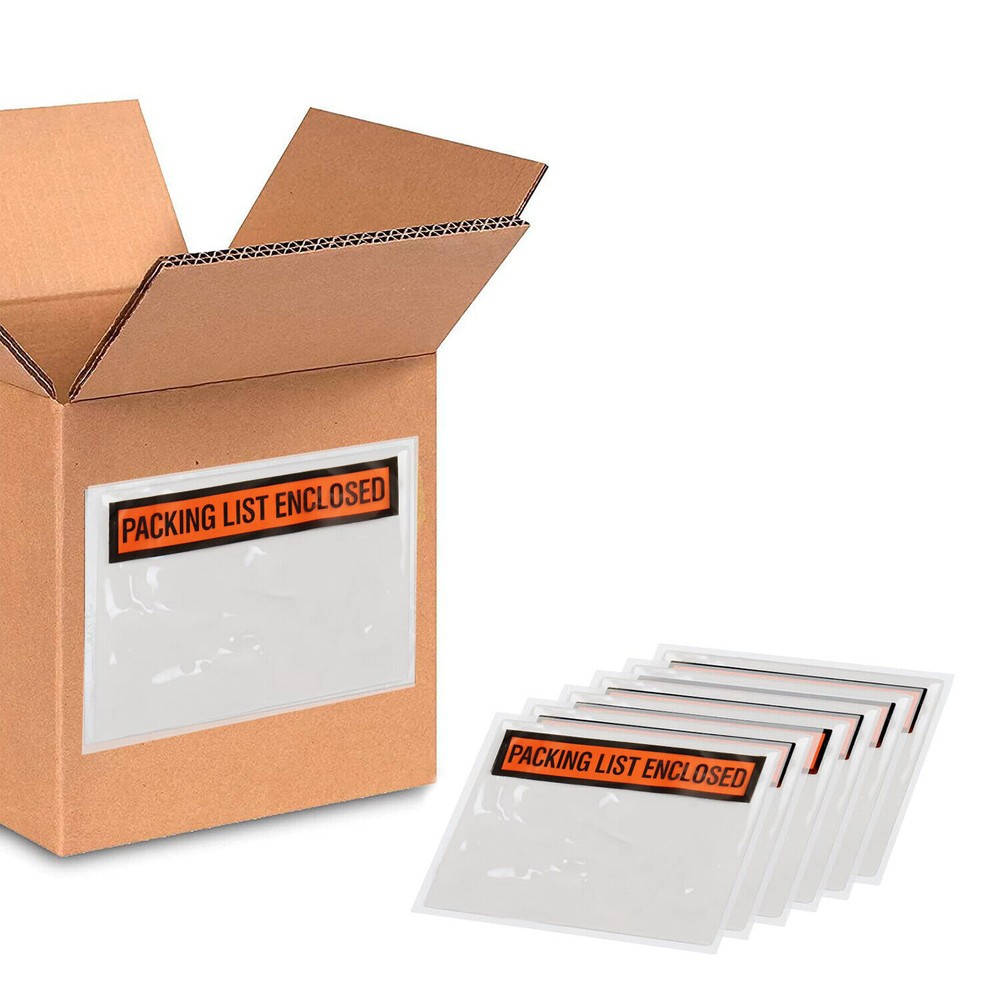 4.5" x 5.5" Packing List Enclosed Envelope Panel Face 2000 Pieces