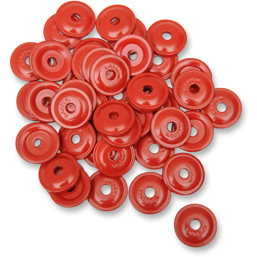 Woody's Support Plates - Red - 48 Pack | AWA-3790