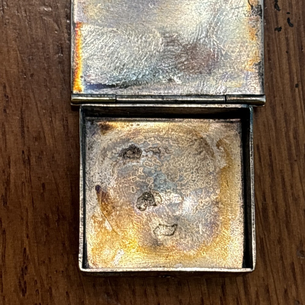 Leonore Doskow Signed Silverplate Box Small Vintage Da