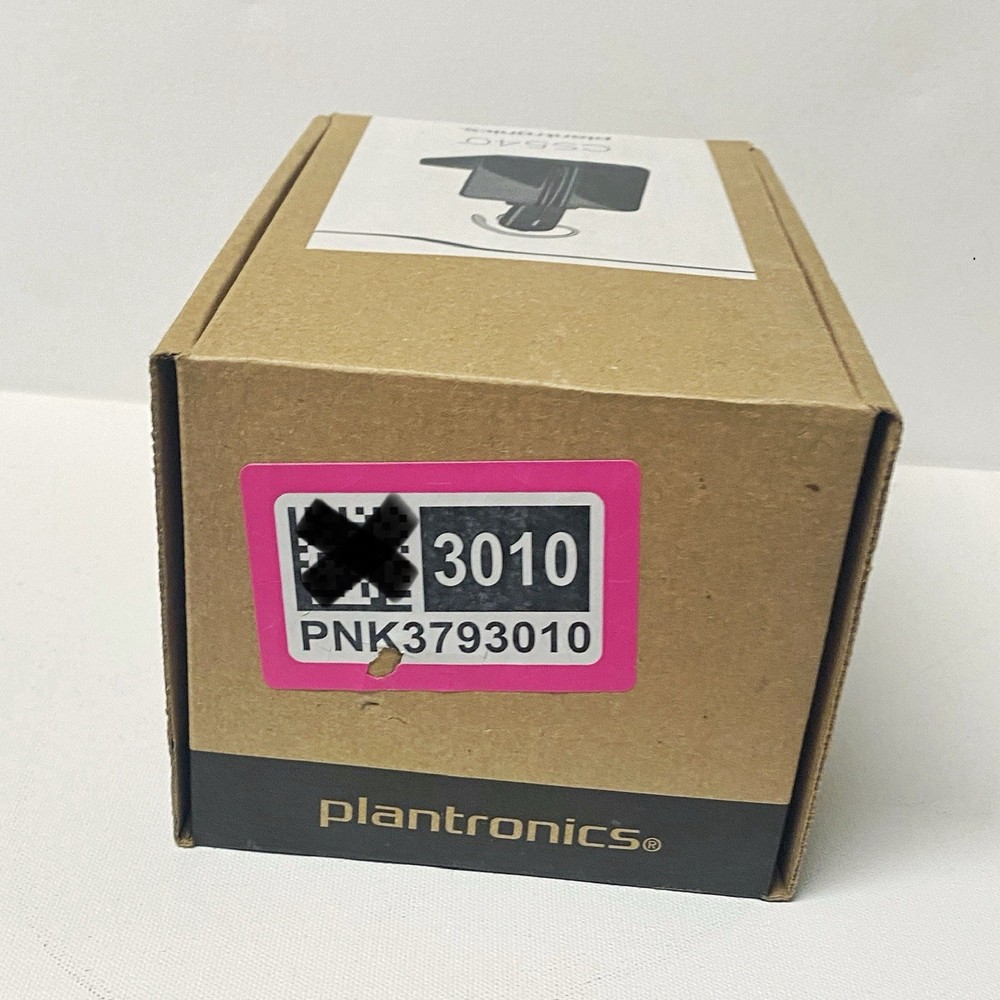 PLANTRONICS Poly CS540 Wireless Headset Black New