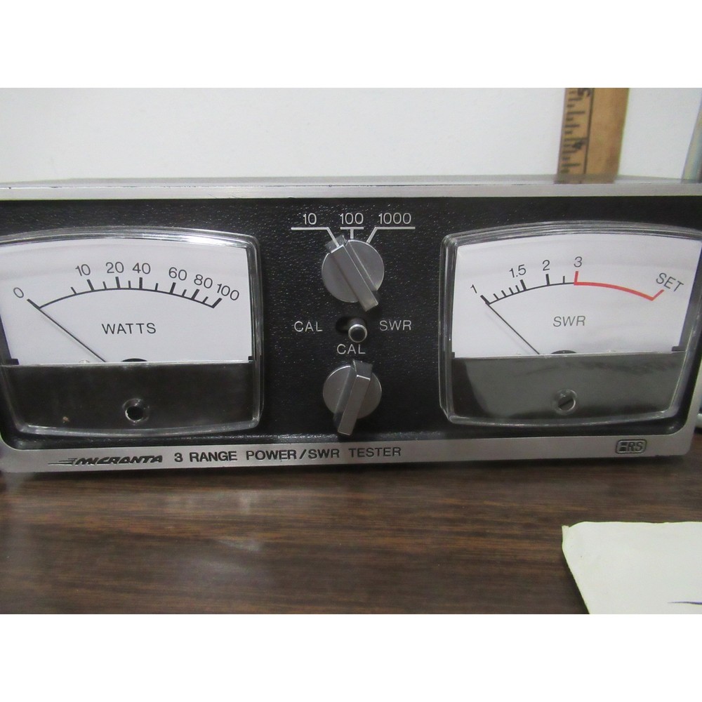 Micronta 3 Range Power Meter CB Tester in box NOT TESTED
