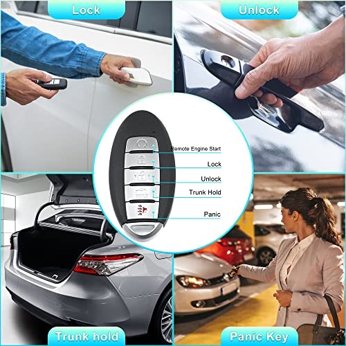 434MHz KR5TXN7 Replacement Smart Proximity Insert Keyless Entry Remote Key