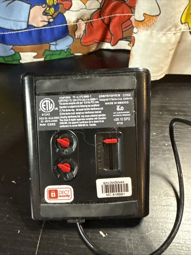 Plantronics Wireless Headset Base C052 (Base Only)