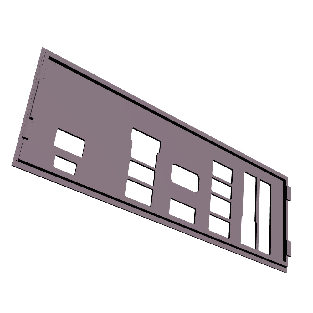 Asus B550 Plus I/O Shield, 3D Printed, IO Backplate
