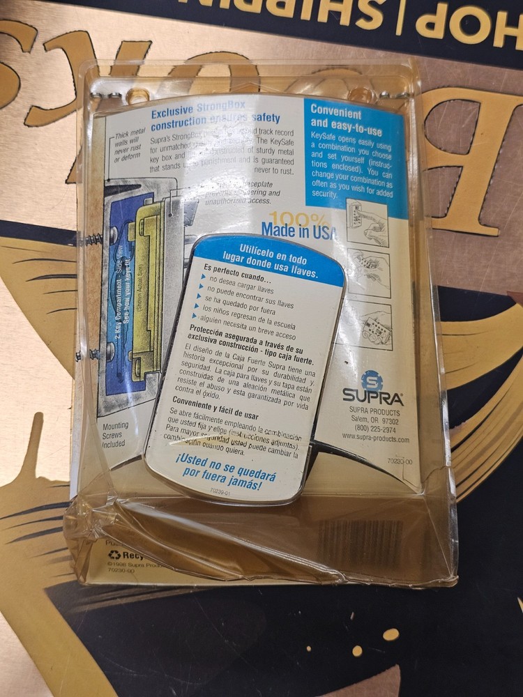 Kidde Access Point Push Button Wall Mounted Key Storage Safe Keysafe 001004 NEW