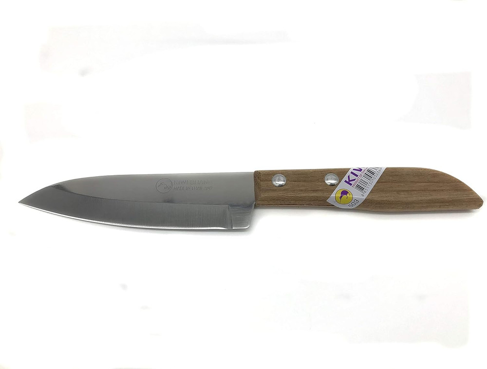 Kiwi 4" Sharp Pairing Knife, with Wood Handle # 503