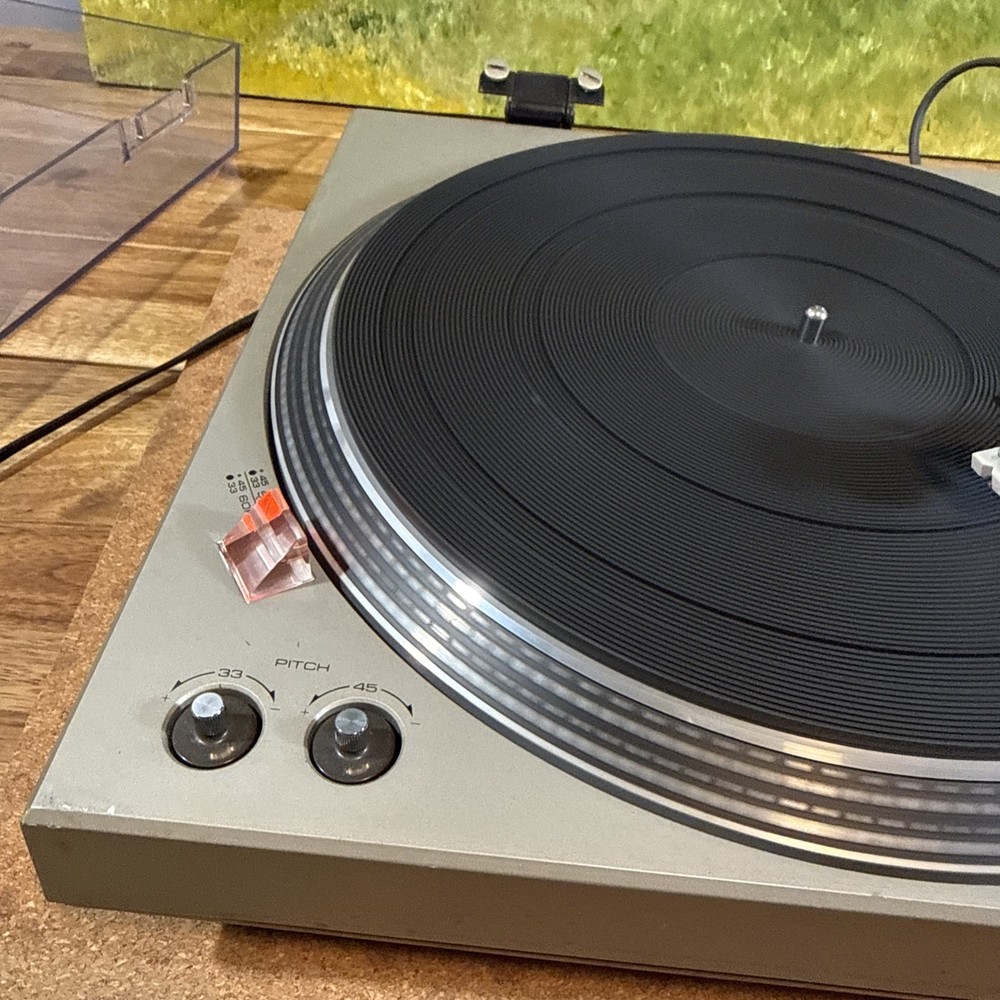 technics sl 1400 turntable Direct Drive Automatic Silver Vinyl Record Player