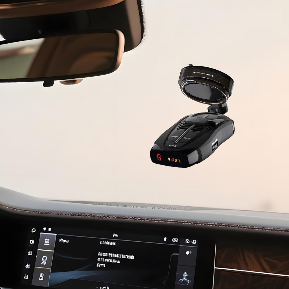 Radar Detector Mount，Super Strong Suction Cup Car Windshield Bracket，360° Adjust