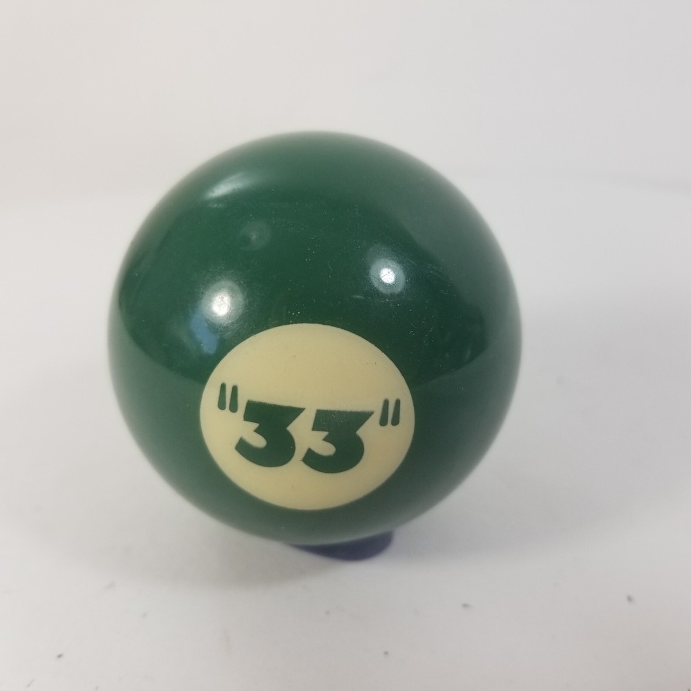 Rolling Rock "33" pool ball