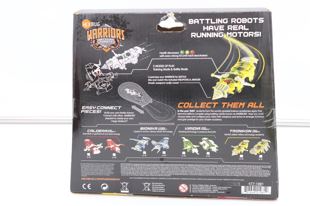 Hex Bug Battling Robots - Caldera VS Tronikon - NEW -