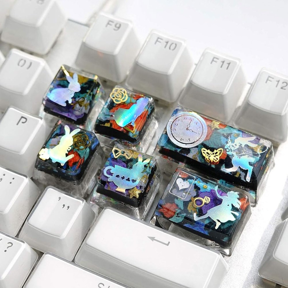 Keycap Casting Mold Kit with UV Resin 110g – Create Custom Mechanical Keyb