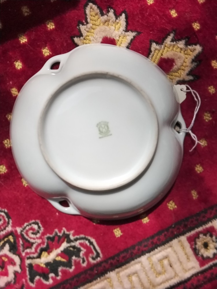 Noritake Oak Leaf Candy Dish 3 Handles Perfect Condition