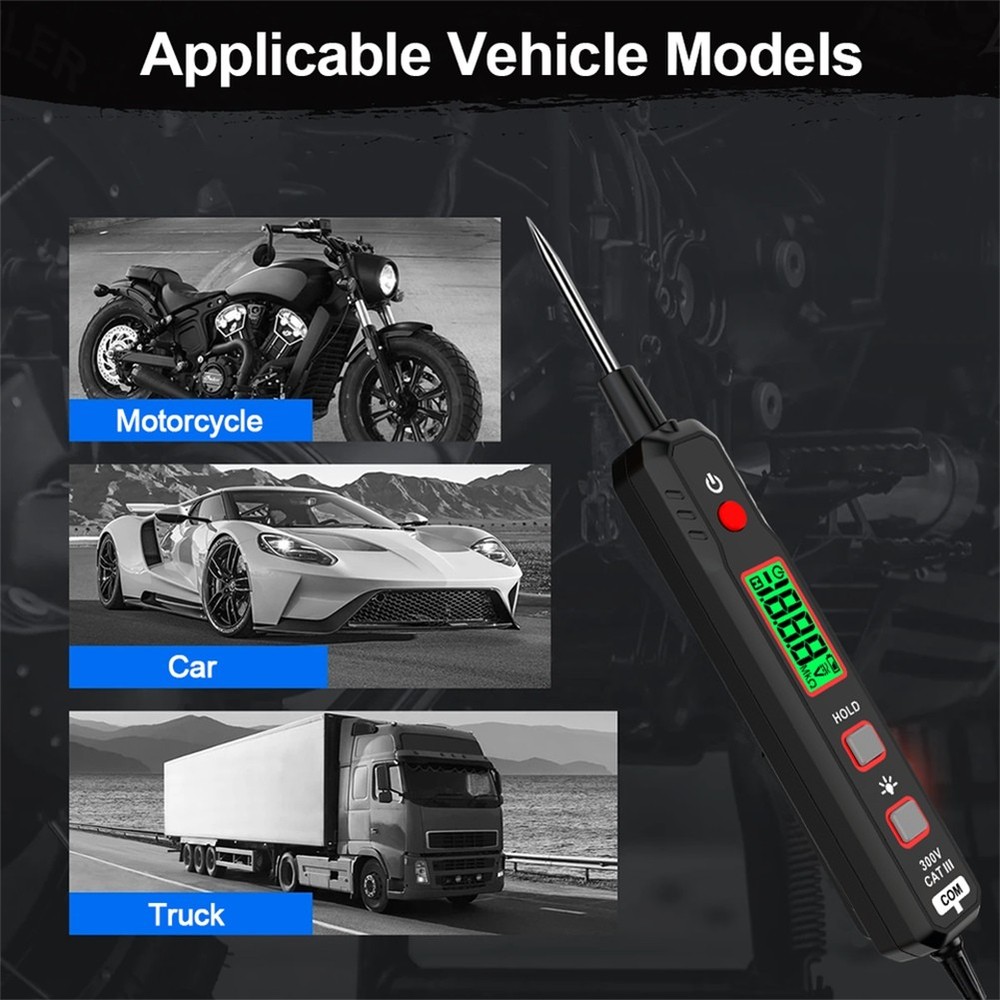 Car Voltage Detector Voltage Test Tool Electrical Line Tester M1U12878