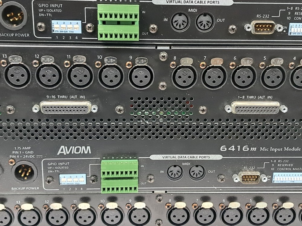 Aviom 6416m 16-Channel Mic Input Module