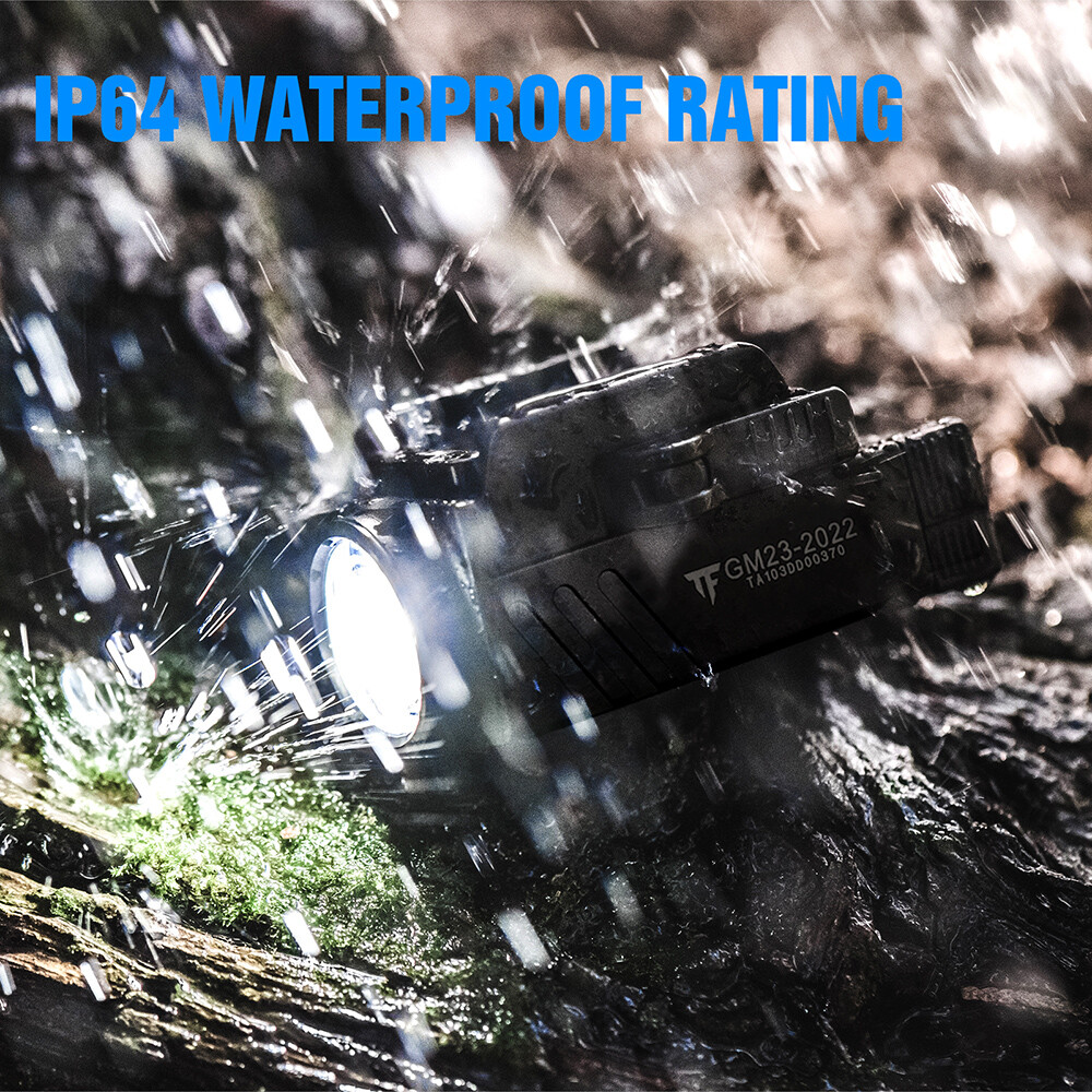 Trustfire Compact Tactical Handgun Mounted Pistol Light Glock Gun LED Flashlight