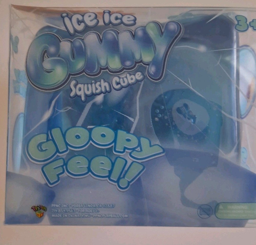 ICE ICE Gummy Squish Cube Squeezable Stress Reliever Sensory Squishy