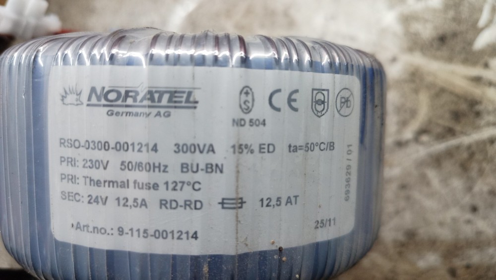 Transformer: Toroidal 300VA 230VA