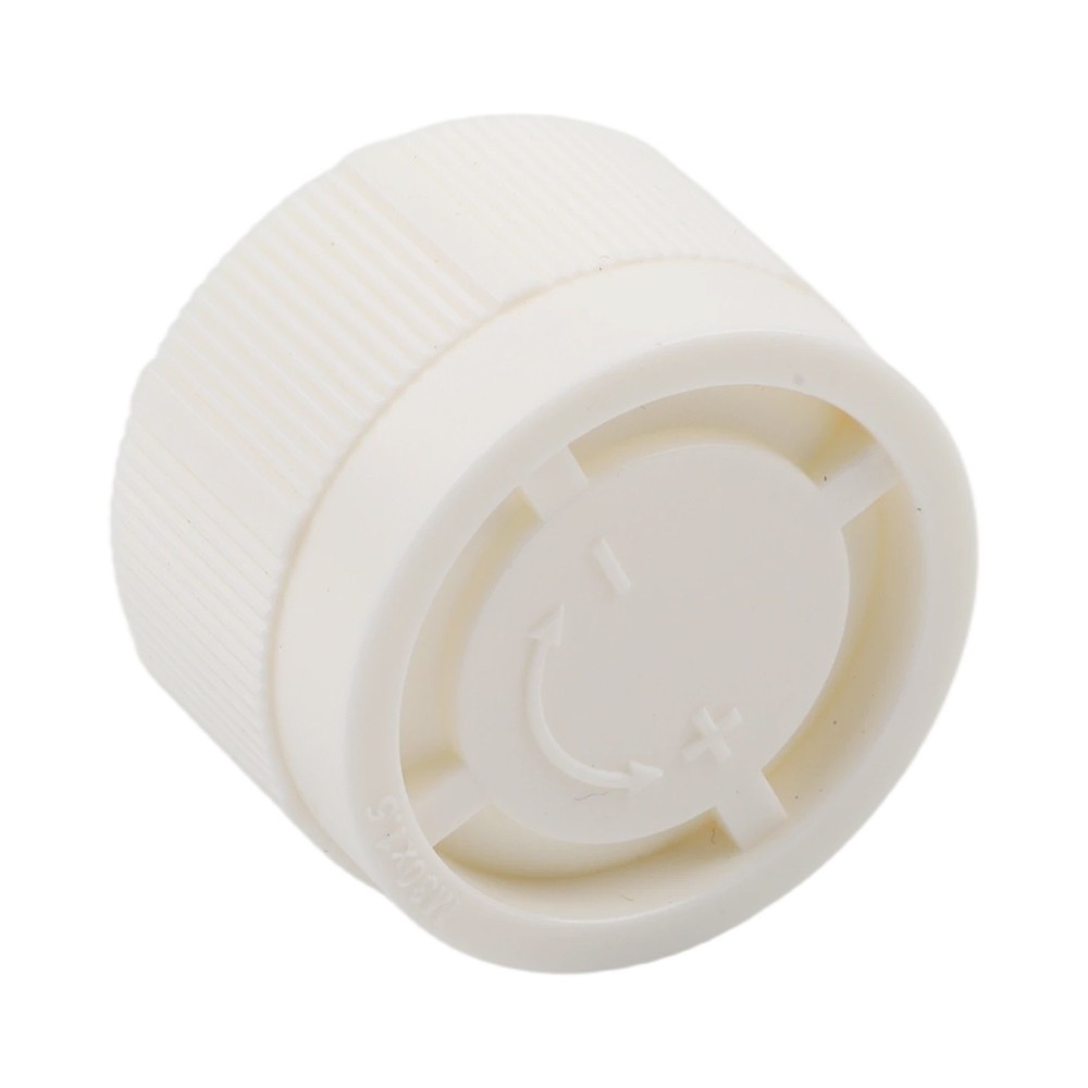 6pcs Radiator Control M30x15 Heating Adjustment White Plastic Replacement