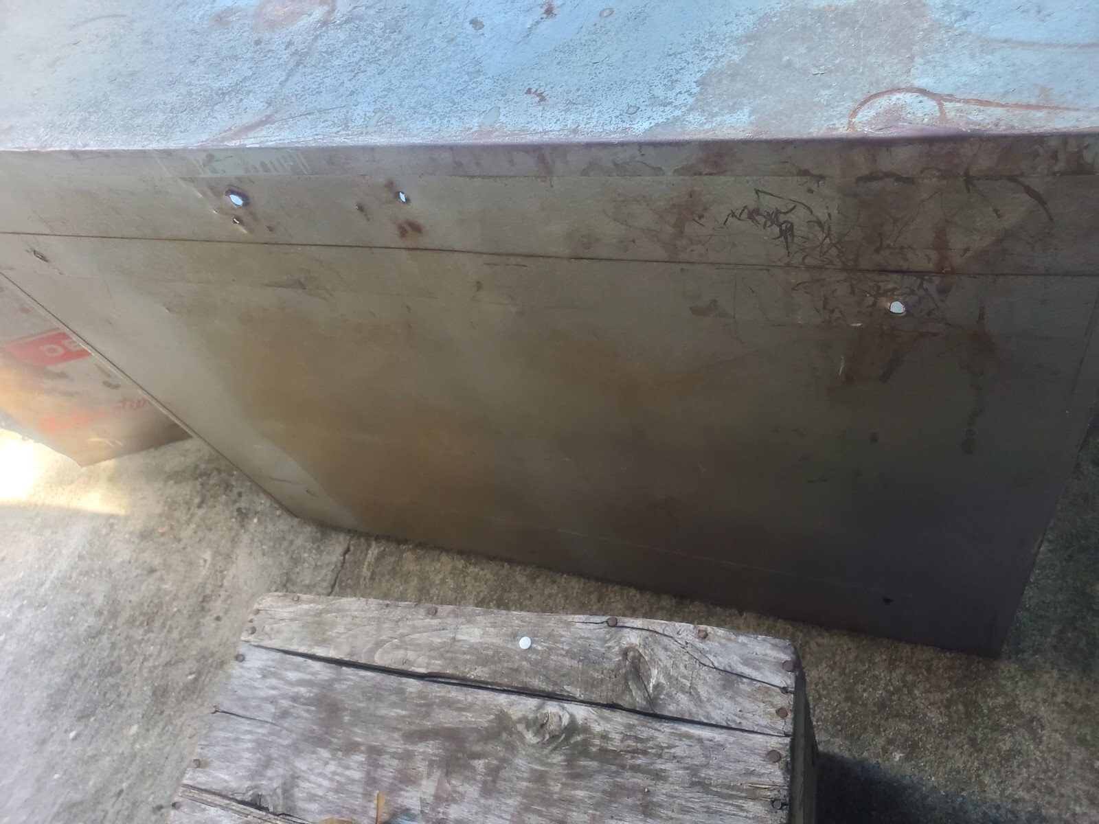 Vintage Shurhit Ignition Steel Automotive Advertising Workshop Cabinet *P/U ONLY