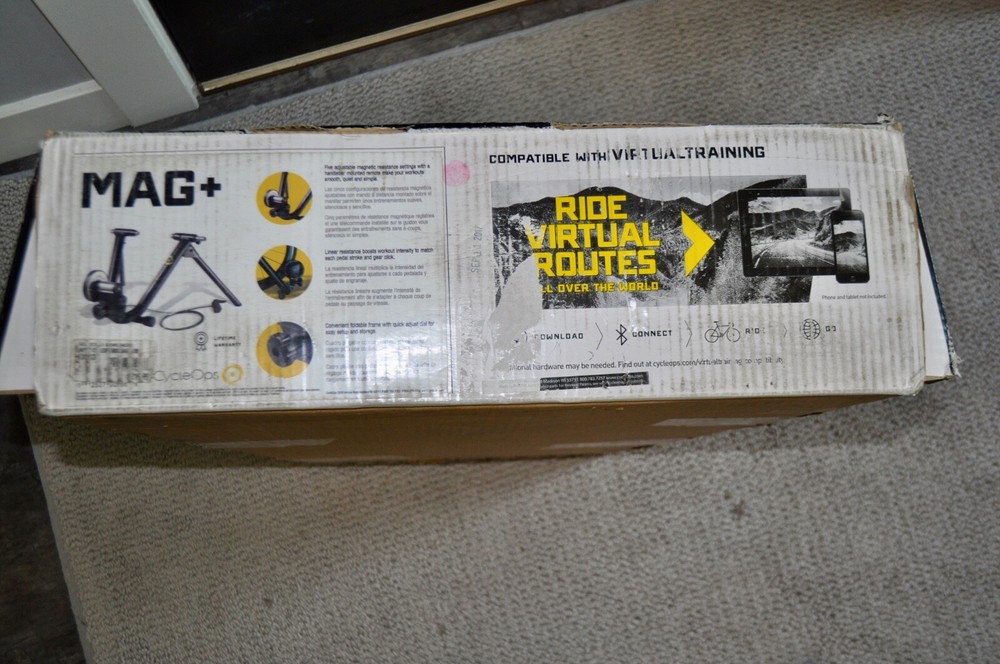 CycleOps MAG+ MAG PLUS Bike Trainer W/ RISER