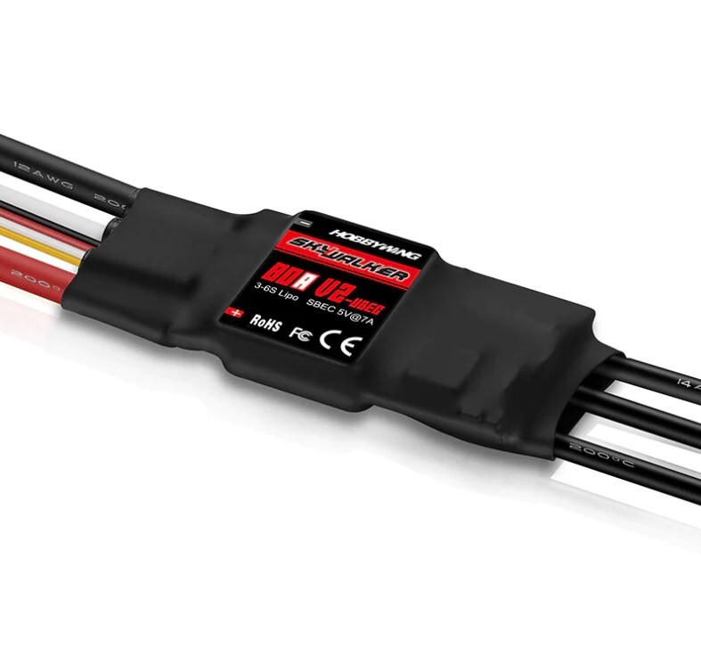 Hobbywing Skywalker 12A 20A 30A 40A 50A 60A 80A 100amp ESC 2-6s w/BEC
