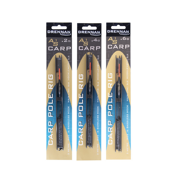 Drennan AS Carp 1 Pole Rig  Barbless