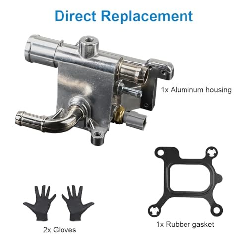 Aluminium Engine Coolant Thermostat Housing Compatible with 2006-2015 Mazda 3