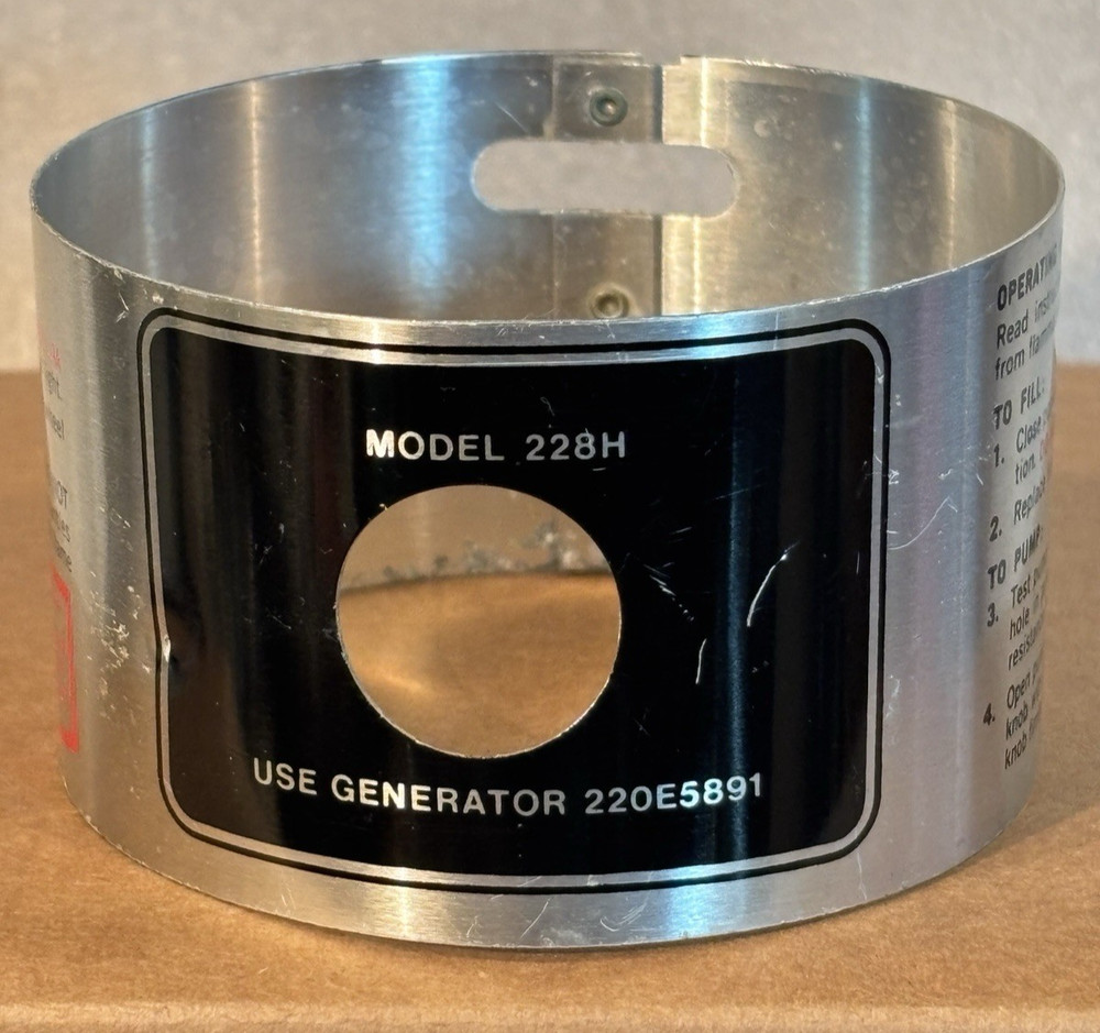 Coleman Lantern 228H Frame Rest Base  Collar  #2