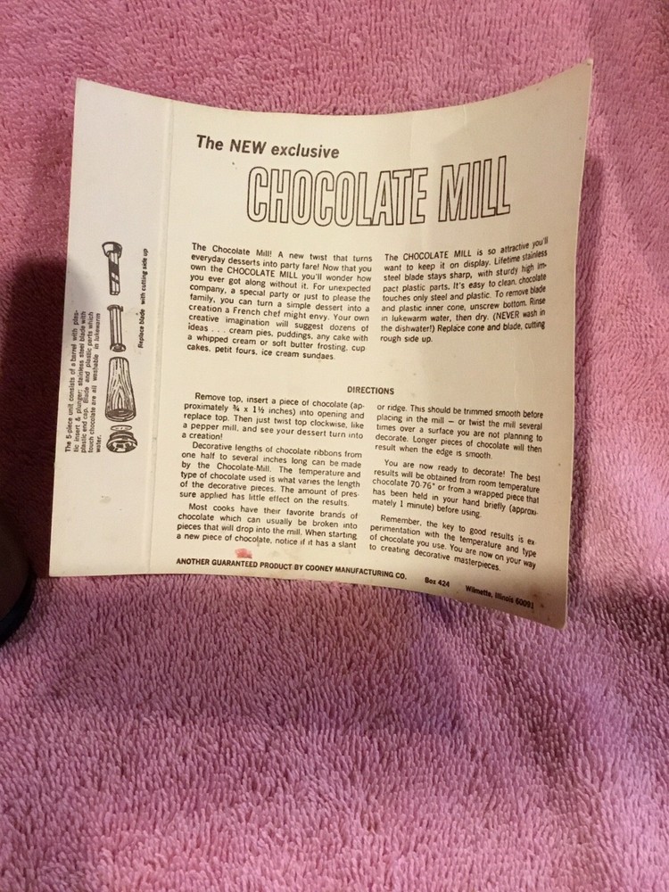 Chocolate Mill Grinder