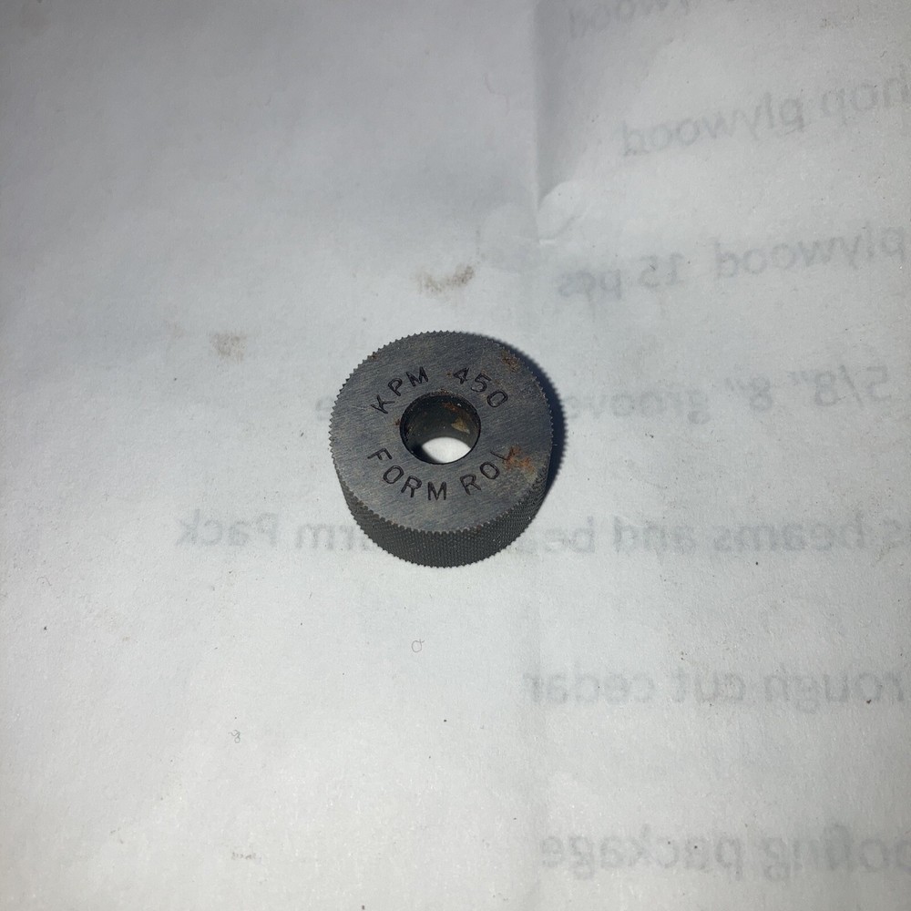 FORM ROL KPM 450 Knurling Wheel