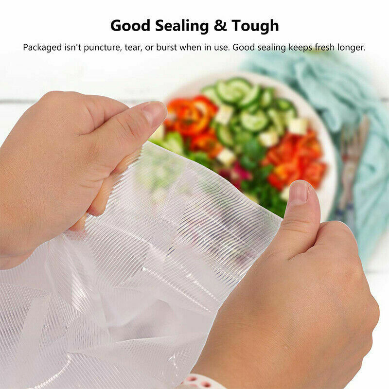 8"x50' Vacuum Sealer Bags Embossed Food Saver Magic Seal Storage 4 Mil BPA Free