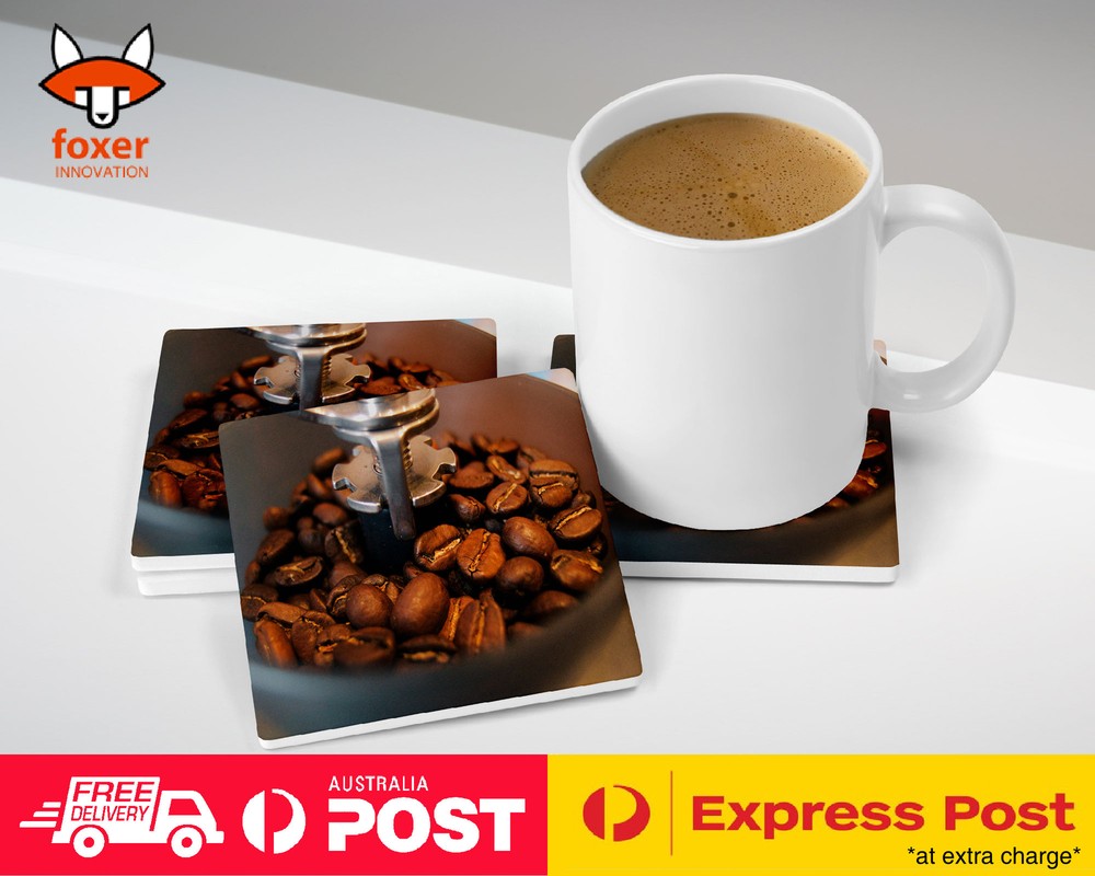 COASTER COFFEE DRINKING MAT|COFFEE BEAN LATTE LOVER #4