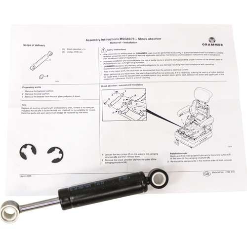 Strut / Shock Absorber Kit for Grammer MSG65, MSG75
