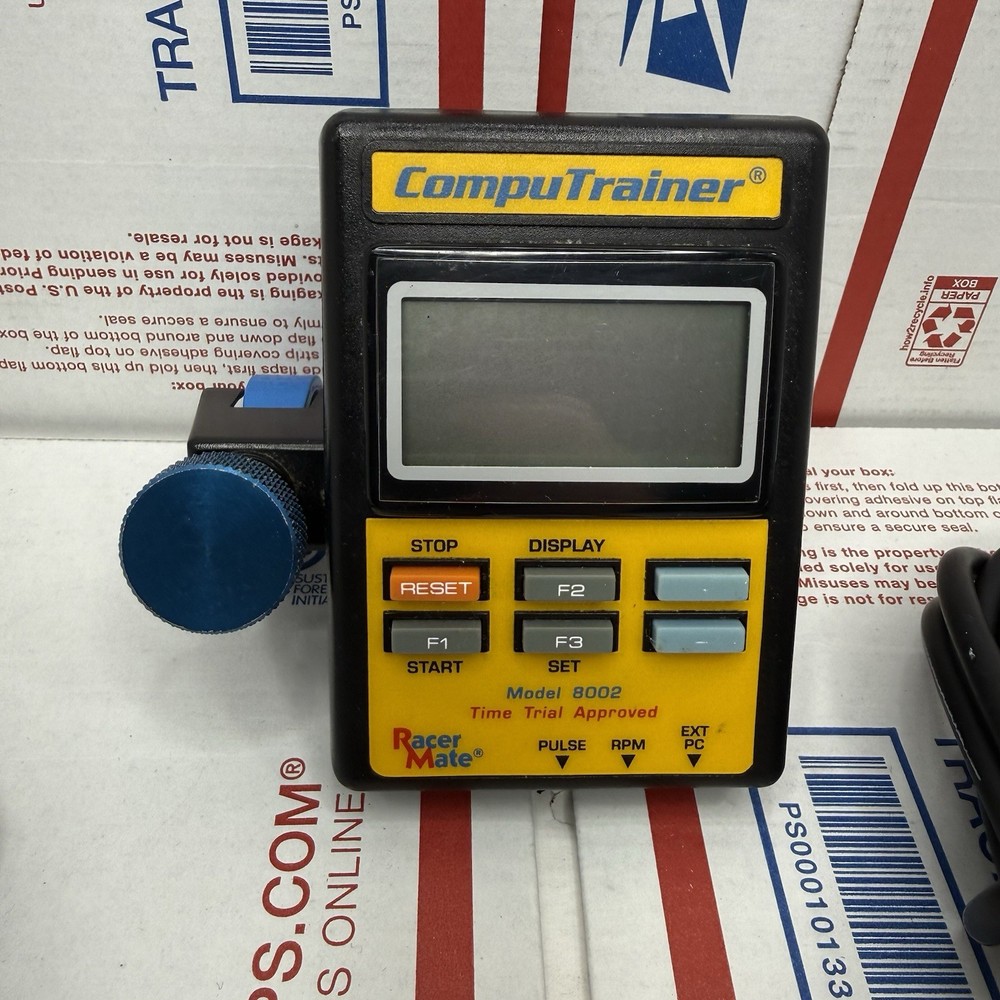 Racermate Computrainer Plus Model 8002 Trainer Head Unit & Cables / Cords