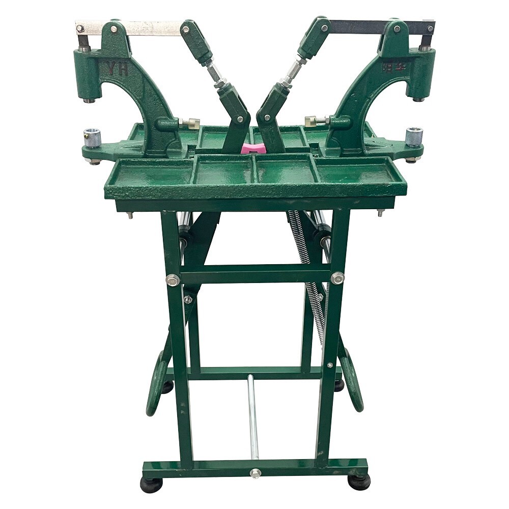 Double pedal Riveting Machine Grommet Snap Press Manual Twisting Machine