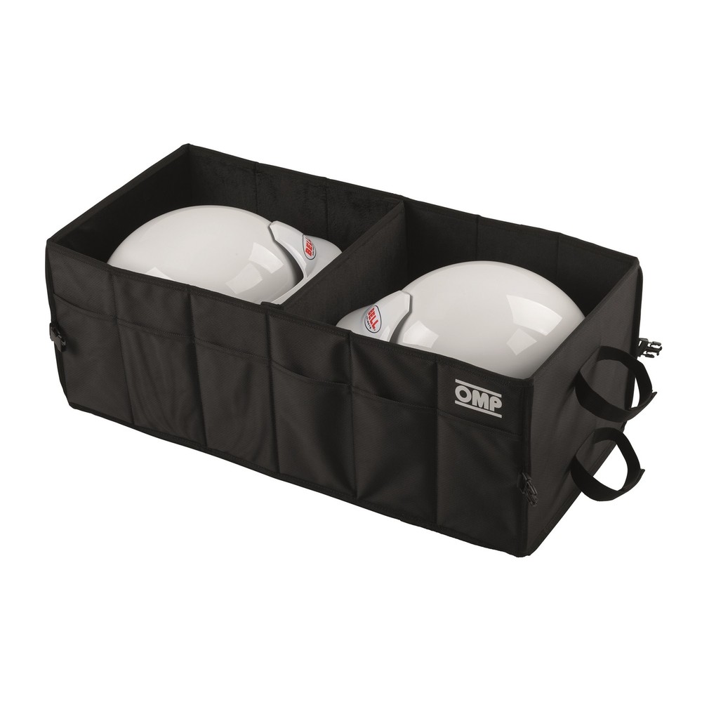 OMP Helmet Box (Double) - Foldable, External Pockets (Race / Rally / Stage)