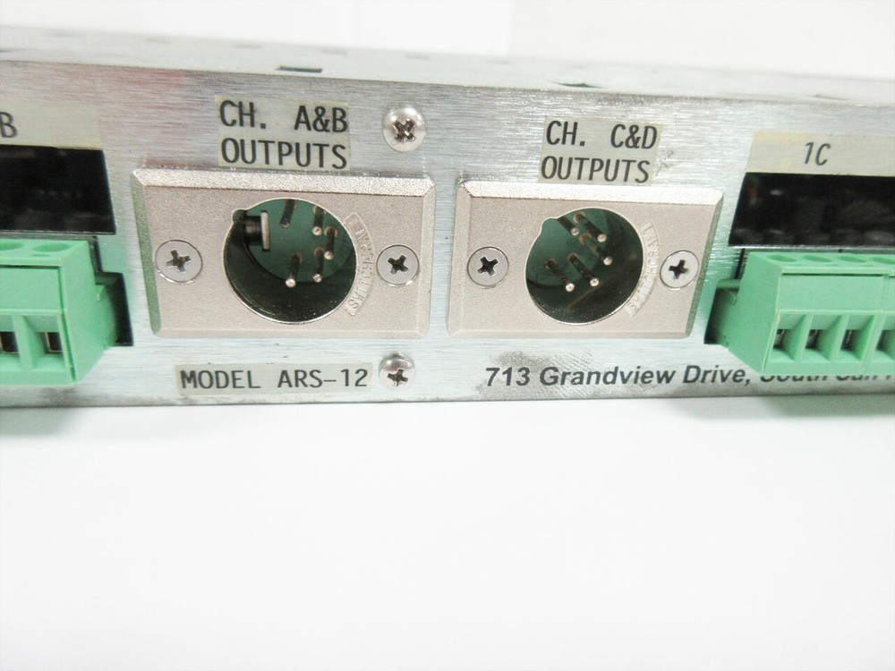 WOHLER ARS-12 CHANNEL GROUP SELECTION UNIT