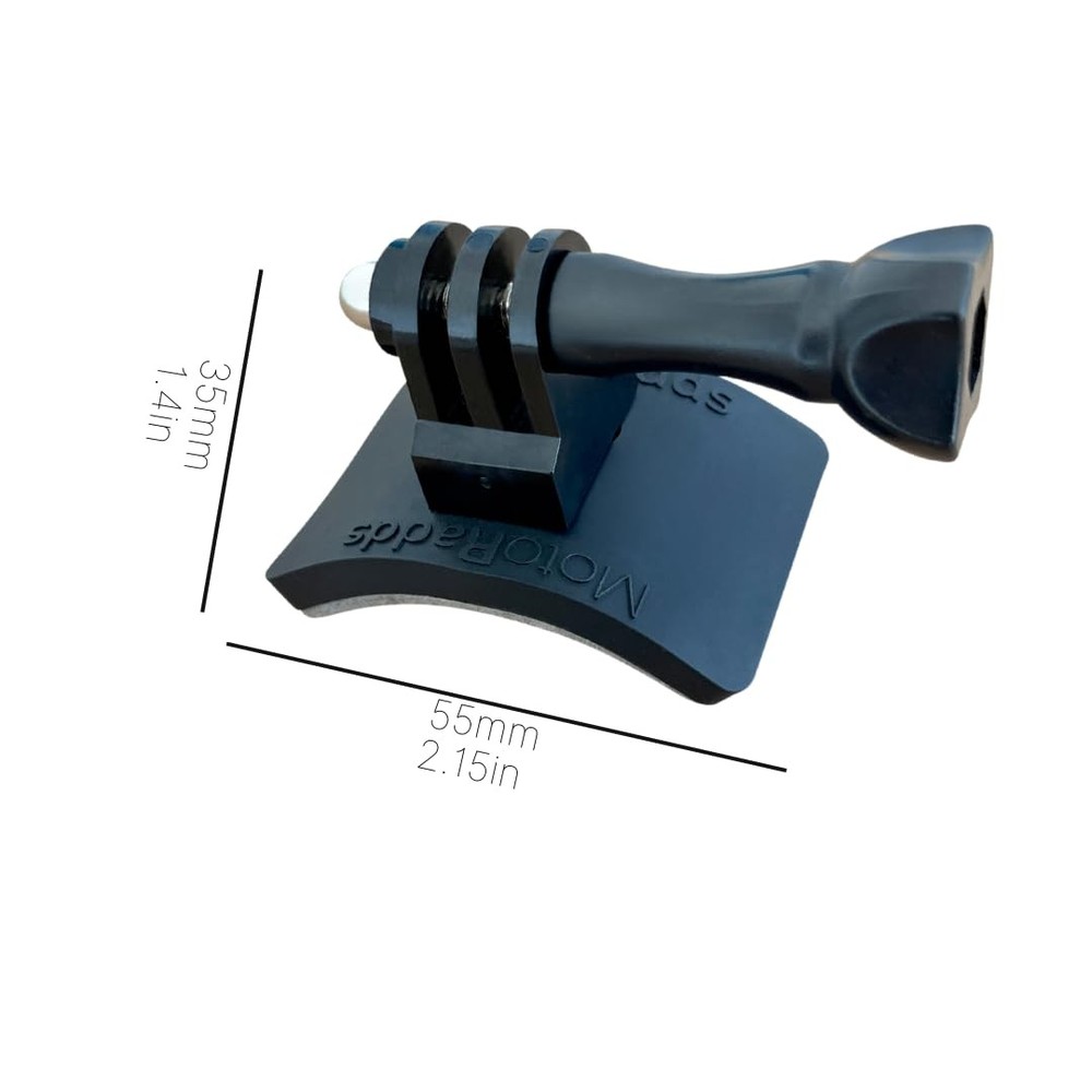 Flexible Adhesive Action Camera Mount for dashboards, windshield, handlebars,...