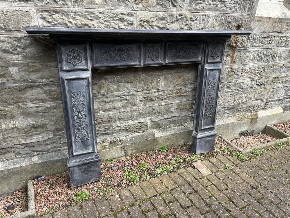 Victorian Slate Effect Fire Surround / Victorian Fire Surround