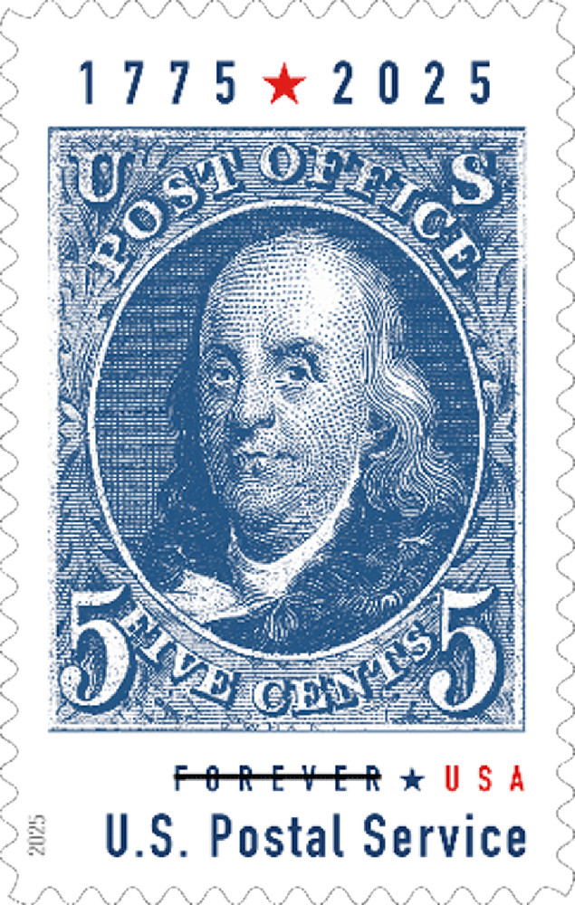 #6024 2025 Benjamin Franklin Single - MNH