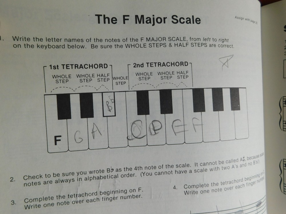 Alfred's Basic Piano Library - Piano Theory Book Level 3 - 1982 Instruction