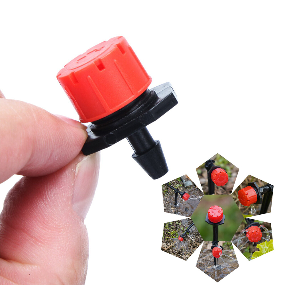 Adjustable Emitter Dripper Micro Drip Irrigation Sprinkler Watering System Lot
