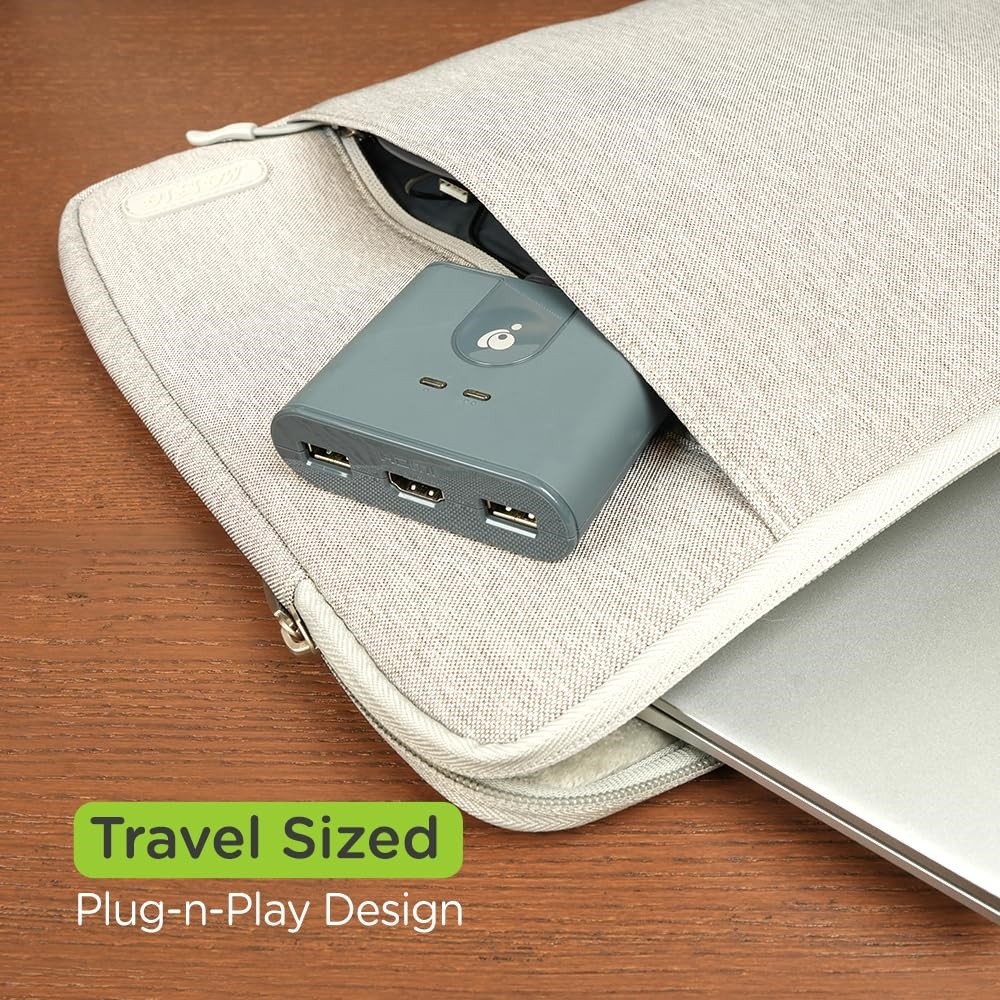 IOGEAR 2-port HD HDMI USB KVM Switch GCS82DPC