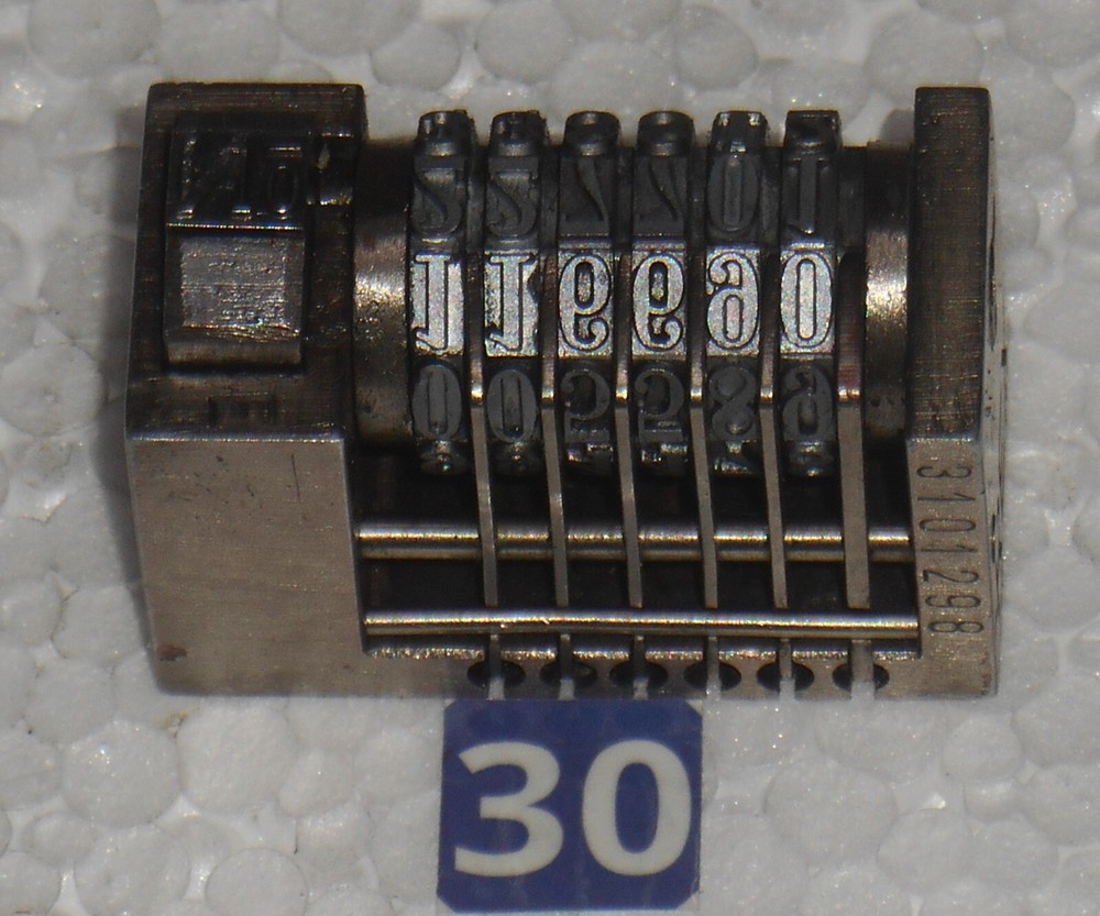 REX /SUNUM | letterpress numbering machine | 30