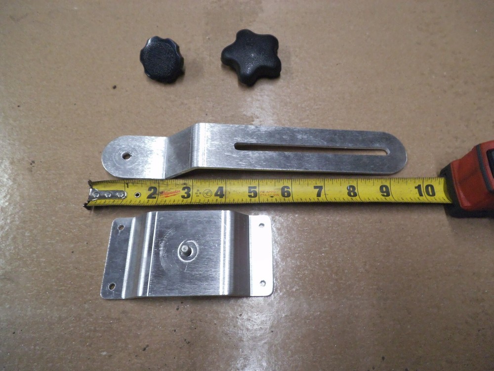 Scope mount for bullseye pistol box or range box Gil Hebbard Style with knobs